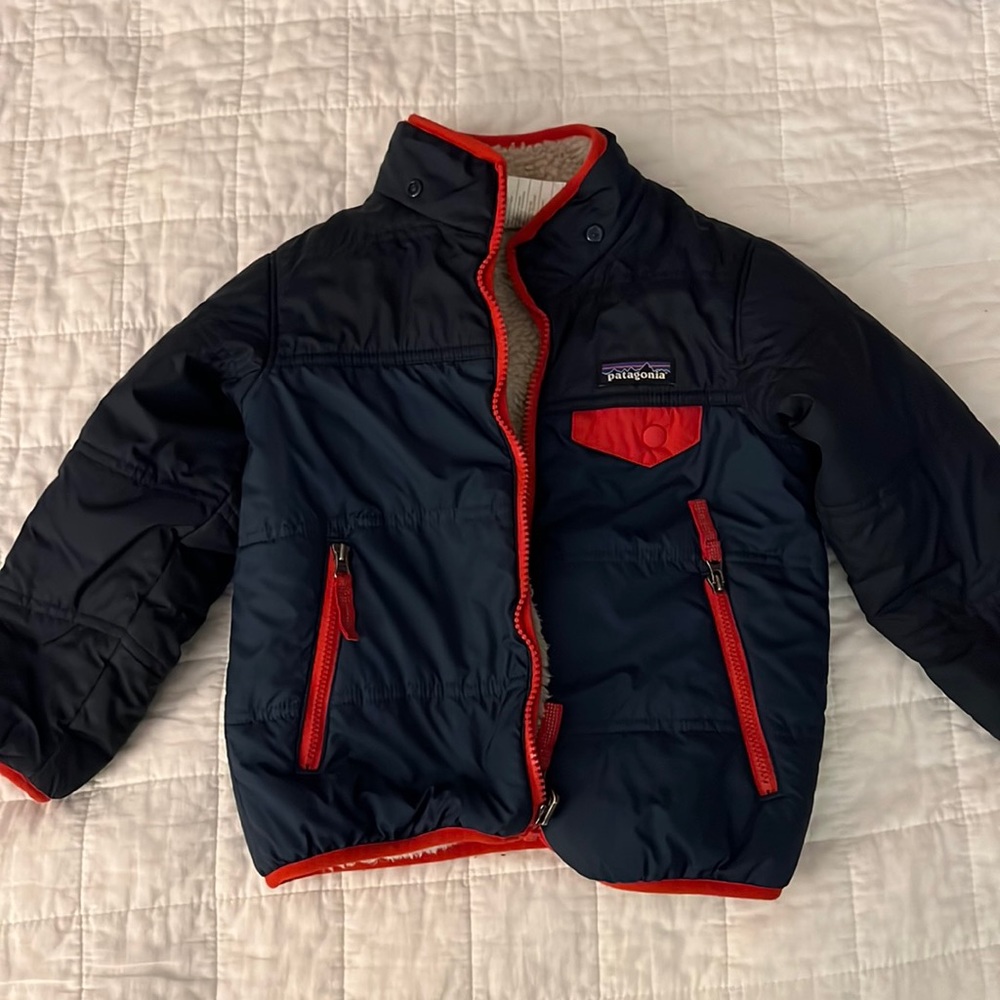 Patagonia Reversible Tribbles Hooded Jacket - Toddler Boys'